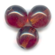 Round beads 10mm Smoked Topaz x10