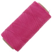 Linhasita waxed thread spool for micro macramé 0.35 mm - Bright Pink (1435) x448m
