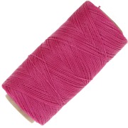 Linhasita waxed thread spool for micro macramé 0.5 mm - Bright Pink (1435) x335m