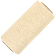 Linhasita waxed thread spool for micro macramé 0.5 mm - Light linen (1438) x335m
