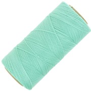 Linhasita waxed thread spool for micro macramé 0.5 mm - Mint Green (1444) x335m