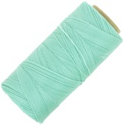 Linhasita waxed thread spool for micro macramé 0.75 mm - Mint Green (1444) x228m