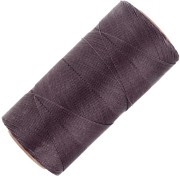 Linhasita waxed thread spool for micro macramé 0.35 mm - Smoky Purple (211) x448m