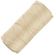 Linhasita waxed thread spool for micro macramé 0.75 mm - Blond (483) x228m