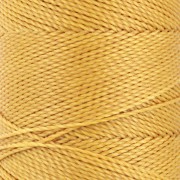 Linhasita waxed thread spool for micro macramé 1 mm - Mustard (1466) x168m