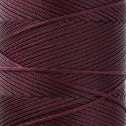 Linhasita metallic waxed spool for macramé 1.4 mm - Cherry Black (630) x130m