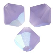 Preciosa Bicone Beads - Rondelle Bead 5 mm - Tanzanite AB Matt x12