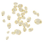 Resin-bonded loose crystal stones - Joblot Swarovski - 1 to 6 mm - Jonquil x10g