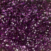 Resin-bonded loose crystal stones - Joblot Swarovski - 1 to 6 mm - Amethyst x10g