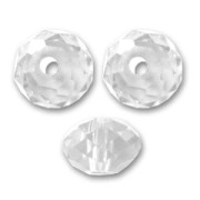 Round flat Swarovski 5040 6 mm Crystal x1