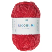 Red - Ricorumi chenille wool Nilli Nilli by Rico Design Amigurumi - Red 009 x25g Ricorumi chenille wool Nilli Nilli by Rico Design Amigurumi - Red 009 x25g