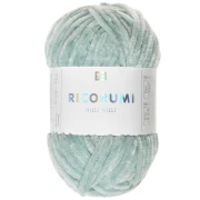 Aqua - Ricorumi Nilli Nilli chenille wool by Rico Design Amigurumi - Aqua 016 x25g Ricorumi Nilli Nilli chenille wool by Rico Design Amigurumi - Aqua 016 x25g