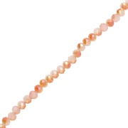 Faceted flat round beads