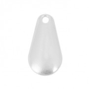 Sterling Silver 925 drop charms 11mm x4