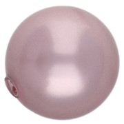 Pearl PureCrystal semi-perforated 5818 6 mm - Crystal Vintage Rose Pearl x1