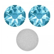 Swarovski crystal 3 mm Aquamarine rhinestones to stick x36