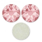 3 mm Swarovski crystal glue-on rhinestones Blush Rose x36