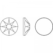 5 mm Swarovski crystal glue-on rhinestones - Crystal Pine Green Ignite x36