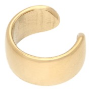 Ear cuff - Bague d'oreille large 12 mm - Stainless steel 304 Gold x1