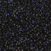 Seed beads Miyuki 15/0 55042 - Black Azuro Mat x8g