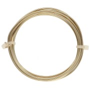 1.5 mm brass wire for jewelry making - Unfinished brass x 1.75 m