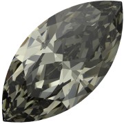 PureCrystal 4210 navette, 10x5 mm - Black Diamond x1