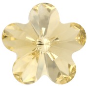 PureCrystal Flower Cabochon 4744 10 mm - Reinvented Dark Jonquil x1