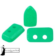 Piros® Glass Beads by Puca® 2x5 mm - Neon Dark Green x10g