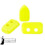 Piros® Glass Beads by Puca® 2x5 mm - Neon Yellow x10g