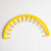 Bead Organizer - Storage Arch - 26 cm, 13 Compartments - Yellow x1