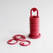 Bead Organizer with 26 Rings (34.6 mm) and Stand - Wine x1