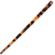 Hairpin 170x9 mm with hole - Tortoiseshell - Brown - Black x1