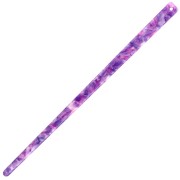 Hairpin with a hole - Tortoiseshell - Purple - Pink - Pearlescent Beige x1