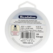 0.81 mm Square Wire - 316L Stainless Steel x 21 m