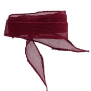 20 mm Silk Ribbon - Burgundy, 85 cm