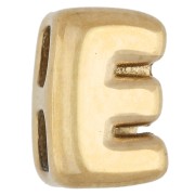 7x5 mm Earring back for 1.6 mm Cord - E - 304 Stainless Steel, Gold-Plated x1