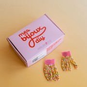 My DIY Jewelry - Pair of Peyote-Stitch Fringe Earrings Kit