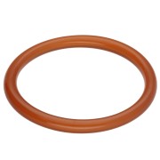 65 mm thin bangle made of clear resin - Fauve x1