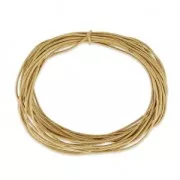 Waxed Cotton Cord 1mm Beige x5m