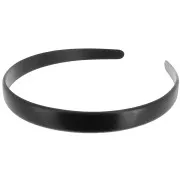 Flexible Plastic Headband to Customize 14 mm Black x1