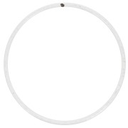 Nude metal circle for Dreamcatcher, Suspension and Lamps 7.5cm Blanc