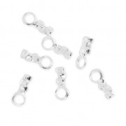 Mini end clip 0.5 à 0.9 mm 925 Sterling Silver x6