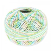Cotton yarn Lizbeth size 20 Wild Flower n°109 x192m