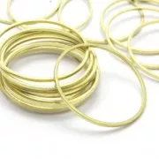 Spacer for beadweaving round 25 mm - Gold tone x1