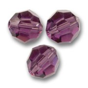 Round bead PureCrystal 5000 8 mm - Amethyst x1