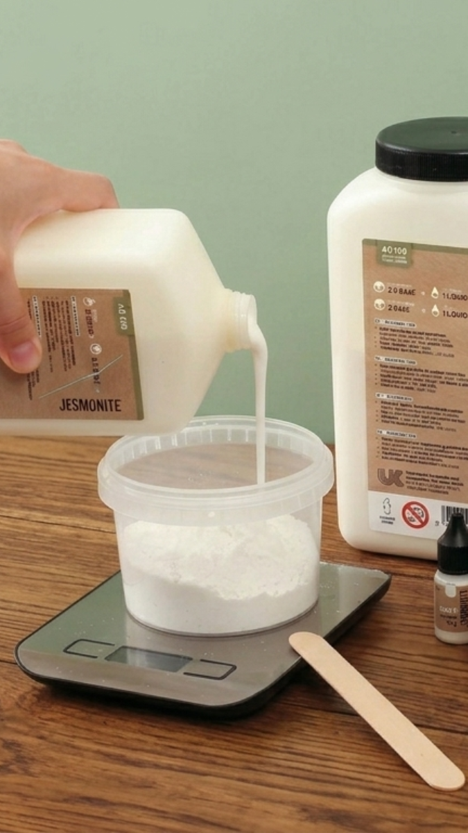 Schema Jesmonite calculator: how to get the right quantities? Schema Jesmonite calculator: how to get the right quantities?