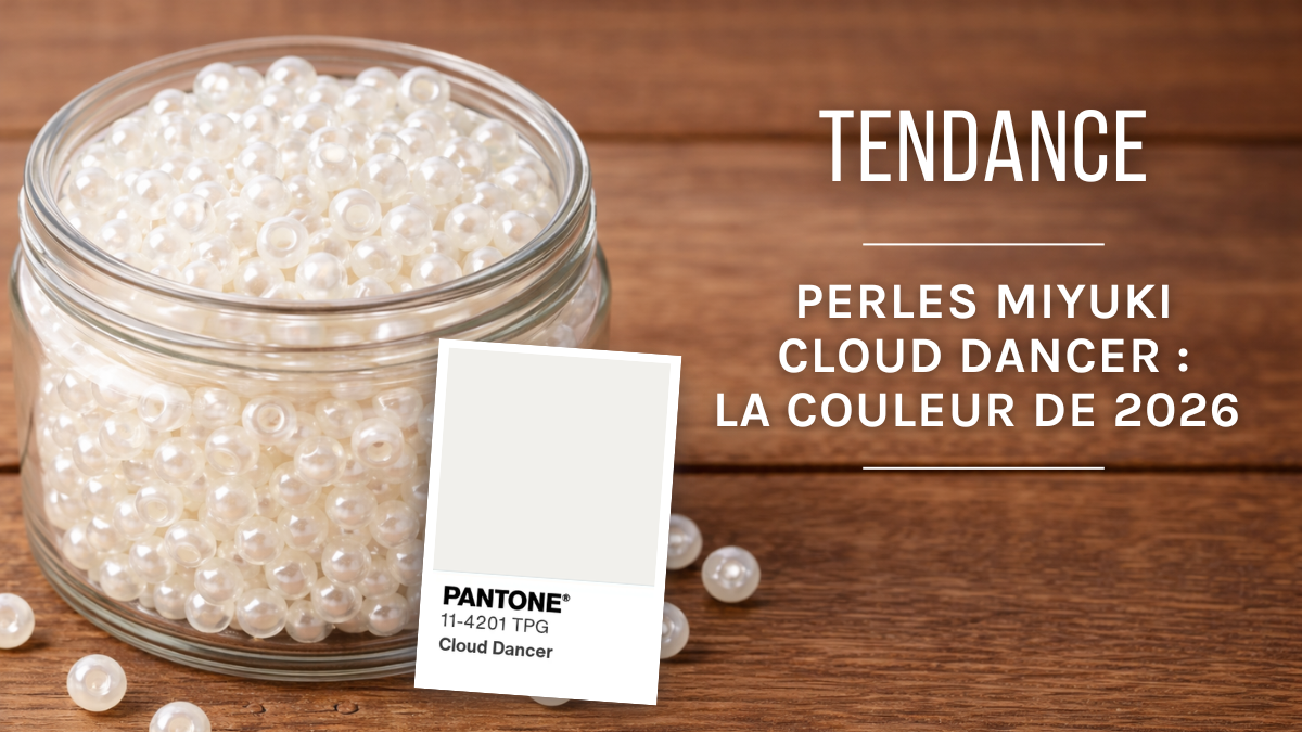 Miyuki Cloud Dancer beads: the Pantone 2026 color Miyuki Cloud Dancer beads: the Pantone 2026 color