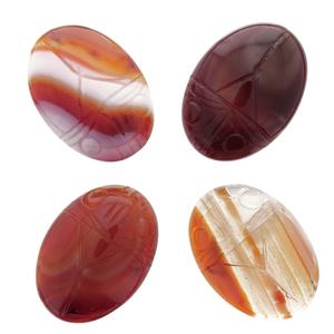 cabochon cornaline