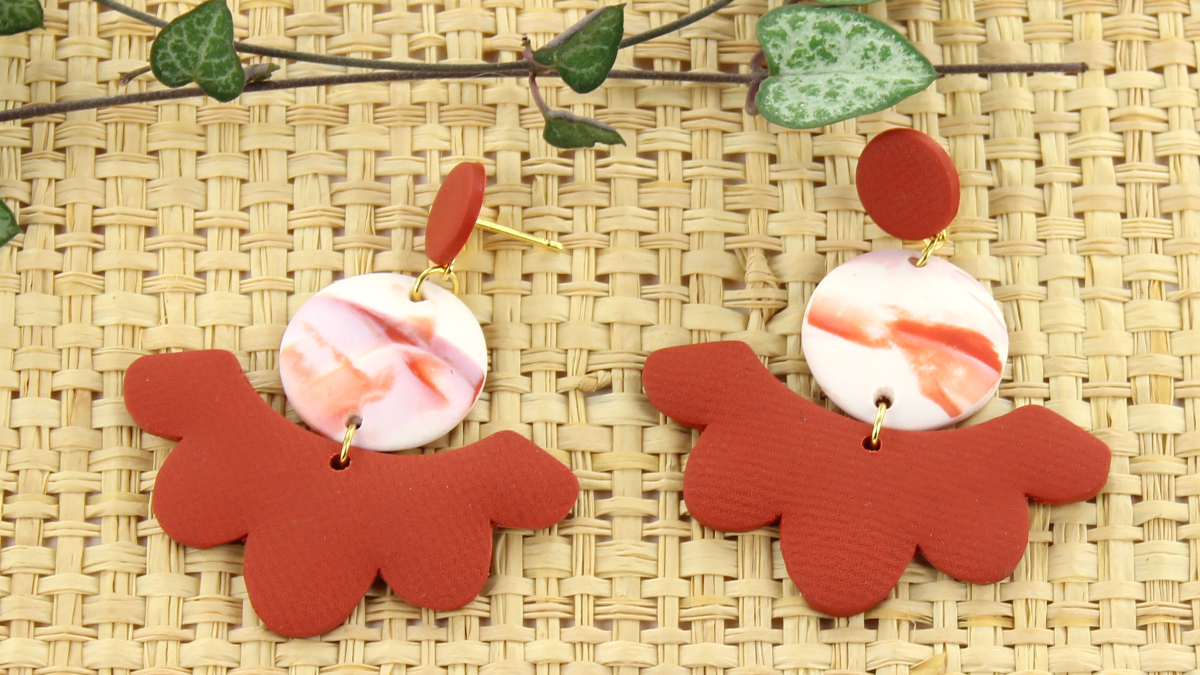 Flower template earrings Perles and Co Flower template earrings Perles and Co