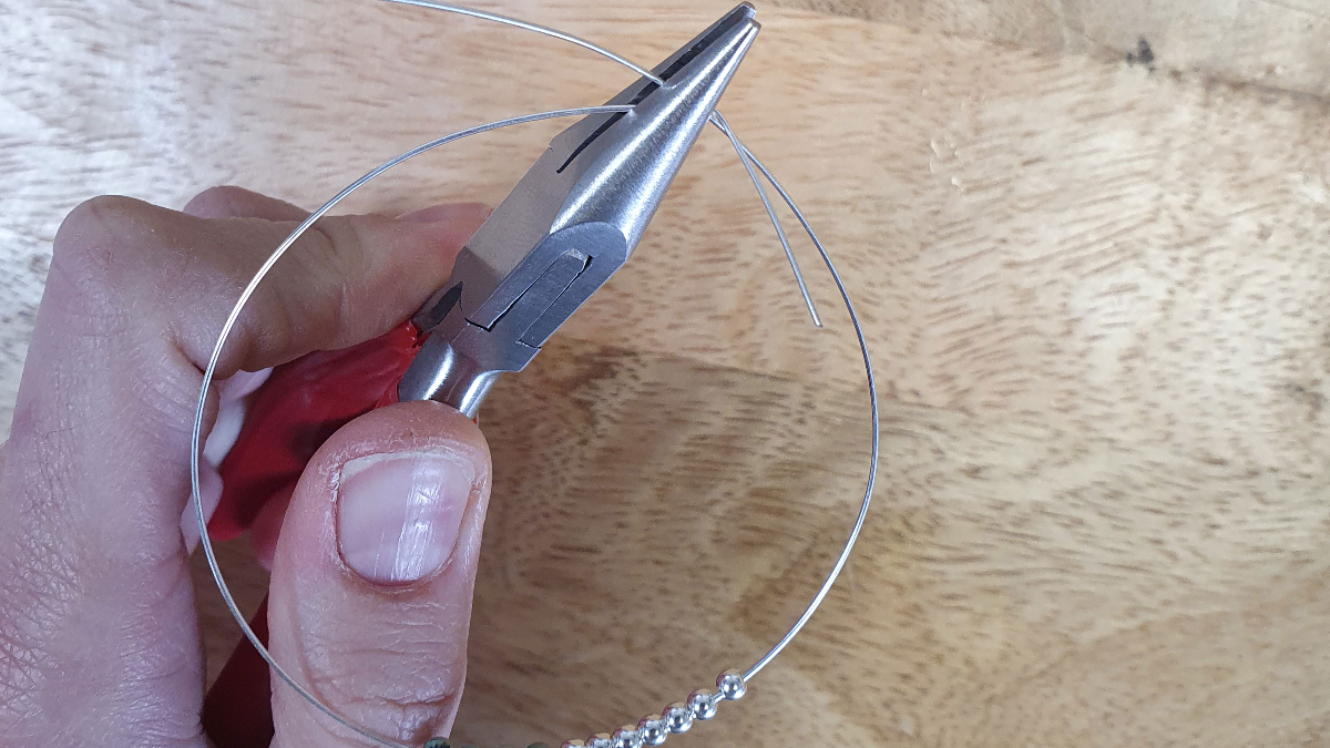 925 Sterling Silver Weekly Bracelet with Gemstones - African Turquoise and Howlite : Step 3 925 Sterling Silver Weekly Bracelet with Gemstones - African Turquoise and Howlite : Step 3